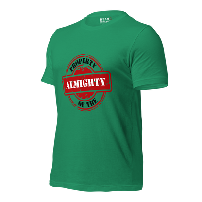 ADULT T-Shirt - PROPERTY OF THE ALMIGHTY - Black/White