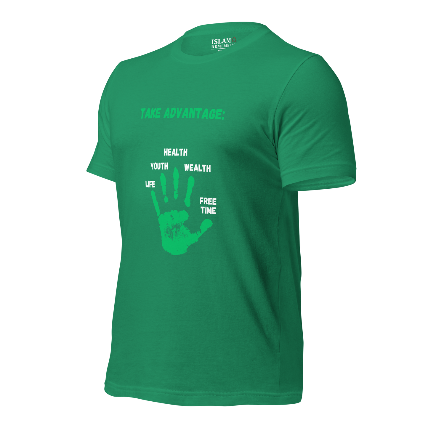 ADULT T-Shirt - ADVANTAGE - Green/White