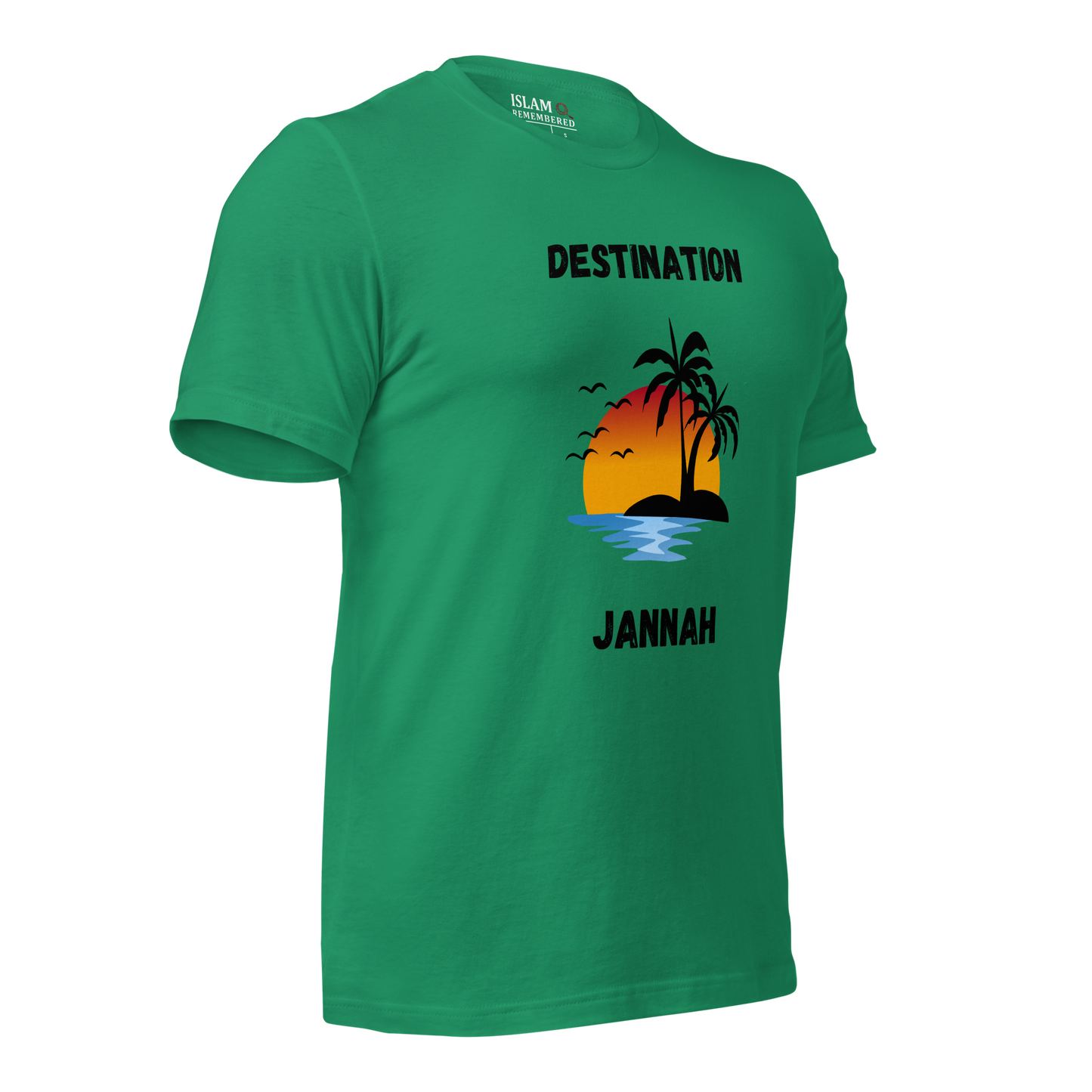 ADULT T-Shirt - DESTINATION JANNAH (Island Collection) - Black