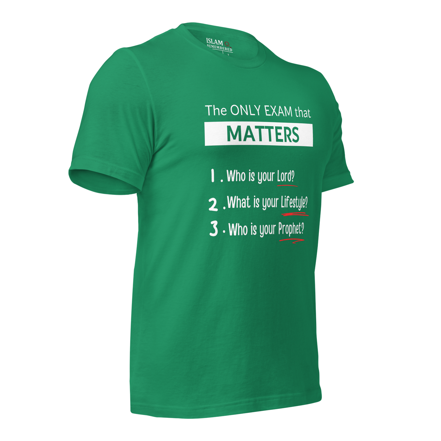 ADULT T-Shirt - ONLY EXAM MATTERS - White