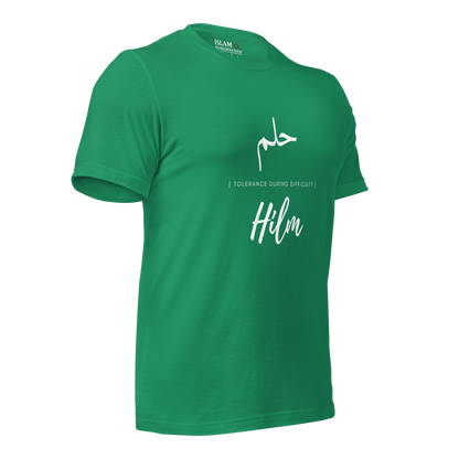 ADULT T-Shirt - HILM (TOLERANCE) Arabic/English - White