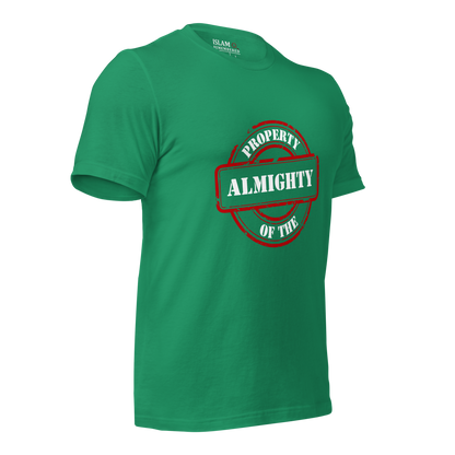 ADULT T-Shirt - PROPERTY OF THE ALMIGHTY - White