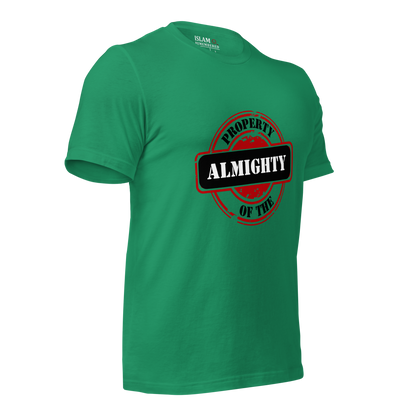 ADULT T-Shirt - PROPERTY OF THE ALMIGHTY - Black/White/Black