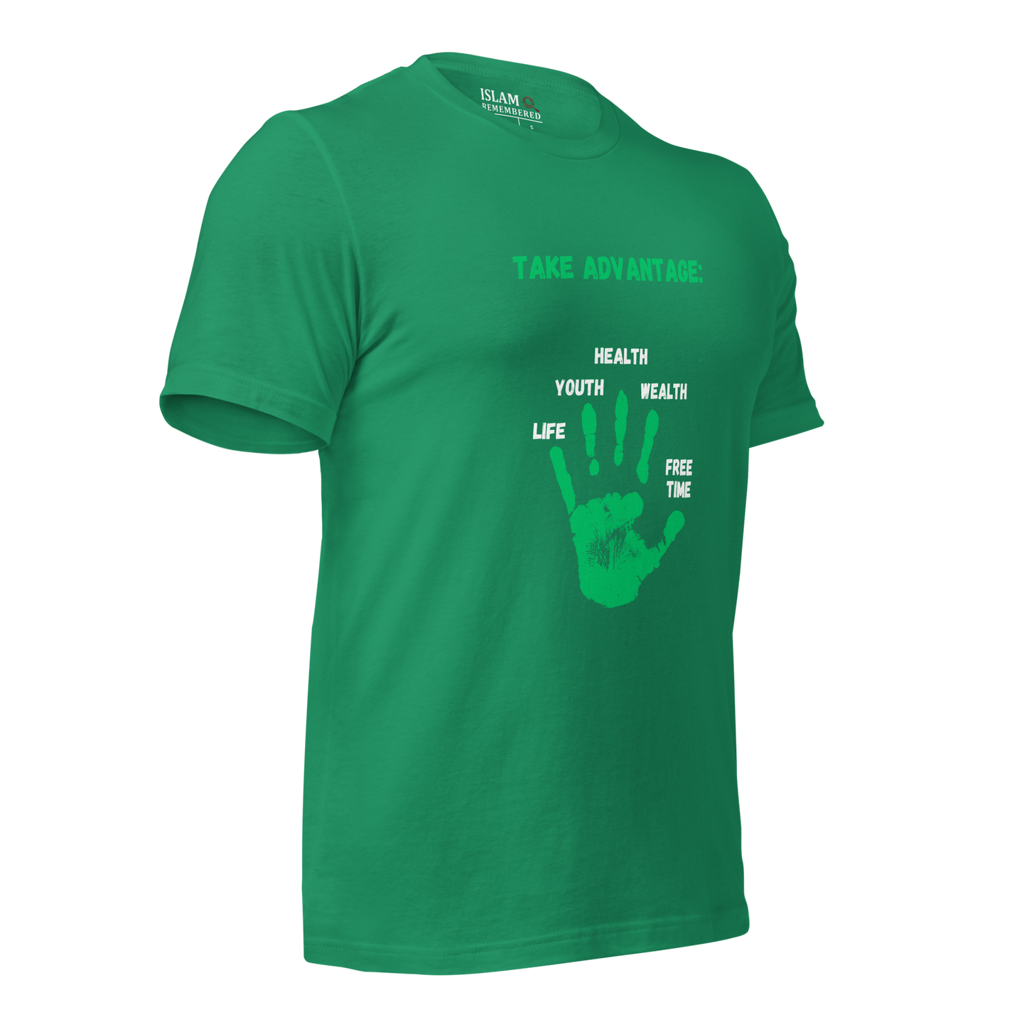 ADULT T-Shirt - ADVANTAGE - Green/White