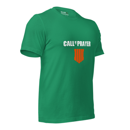 ADULT T-Shirt - CALL OF PRAYER - White/Orange