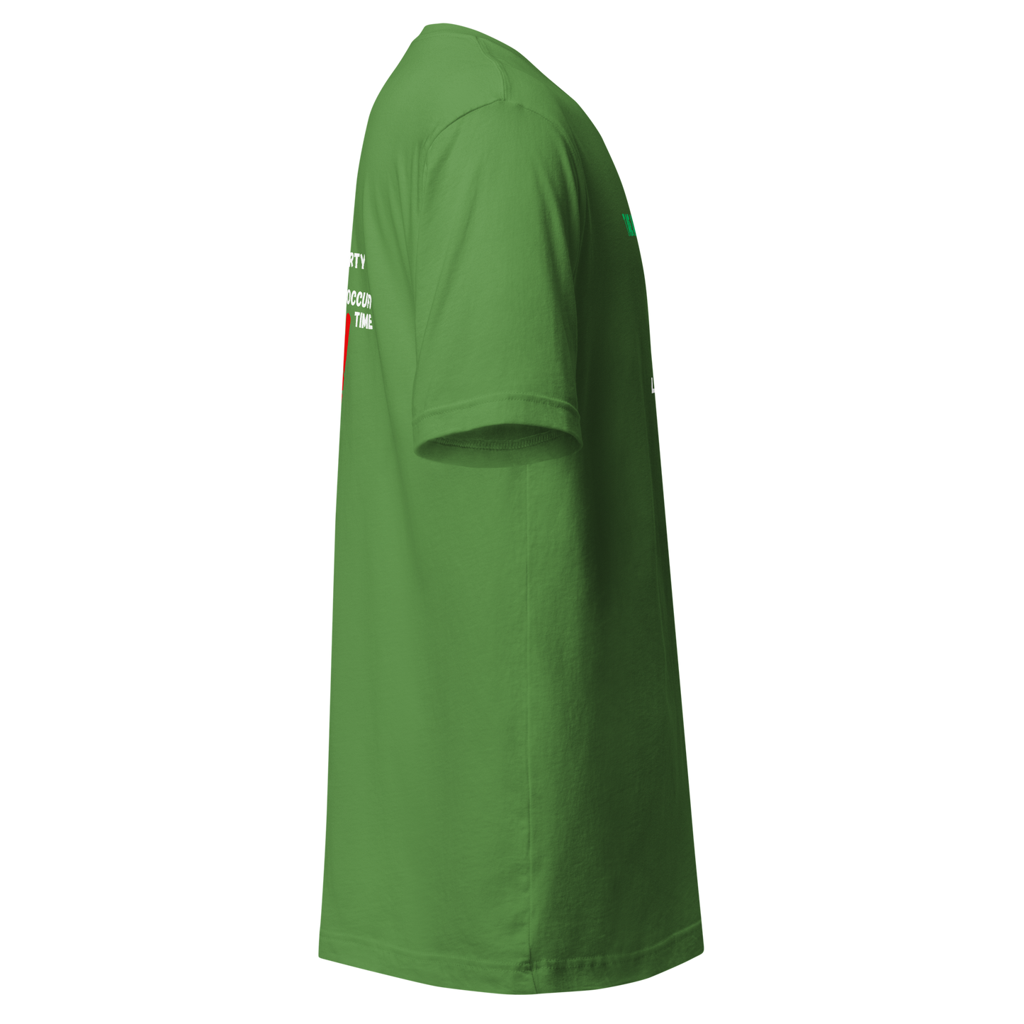 WOMEN's T-Shirt - ADVANTAGE BEFORE (Front/Back) - Green/White