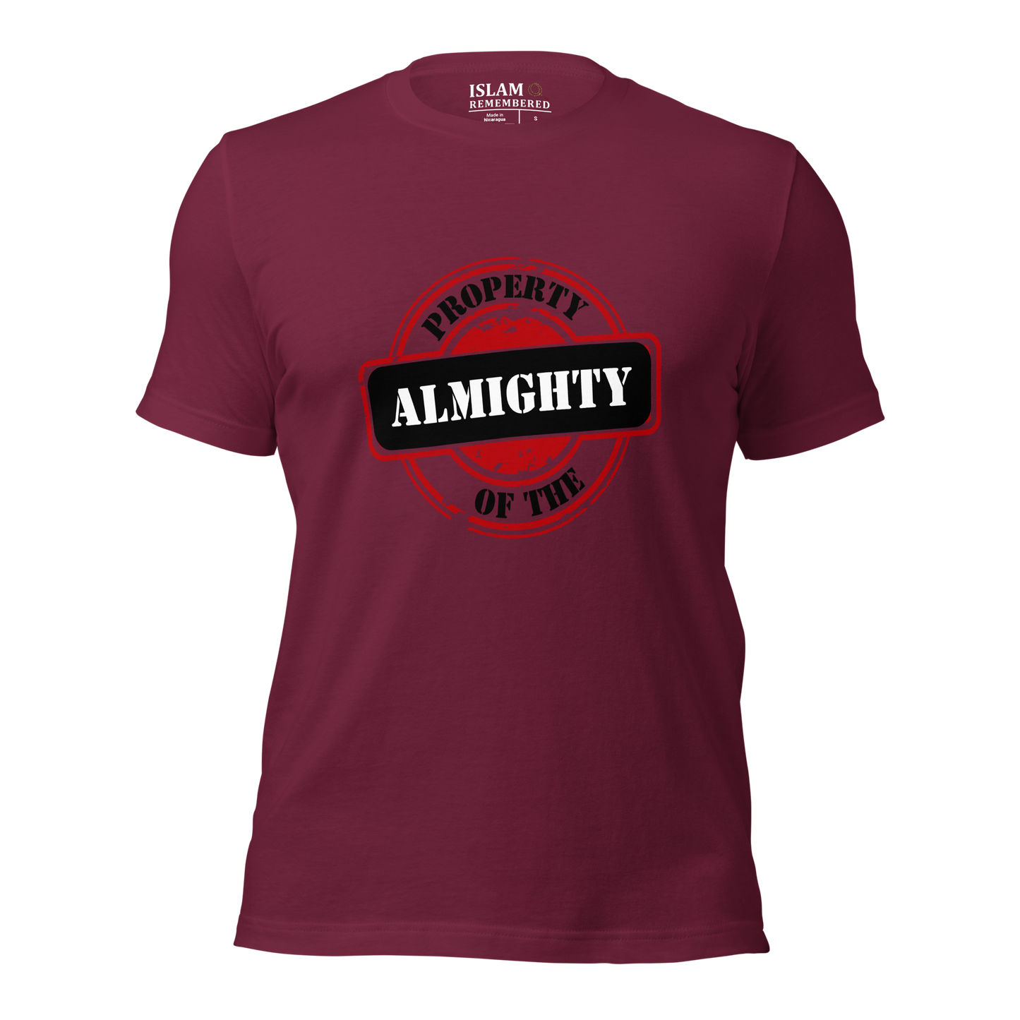 ADULT T-Shirt - PROPERTY OF THE ALMIGHTY - Black/White/Black