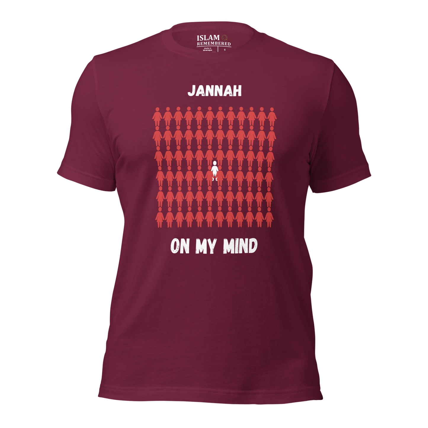 MEN's T-Shirt - JANNAH ON MY MIND - White