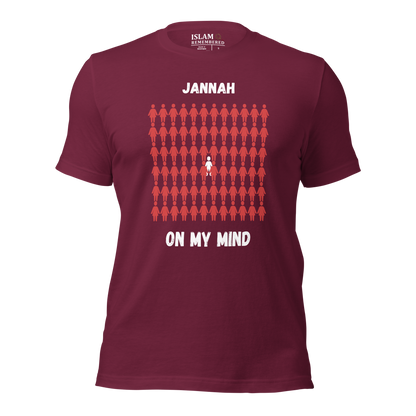 MEN's T-Shirt - JANNAH ON MY MIND - White