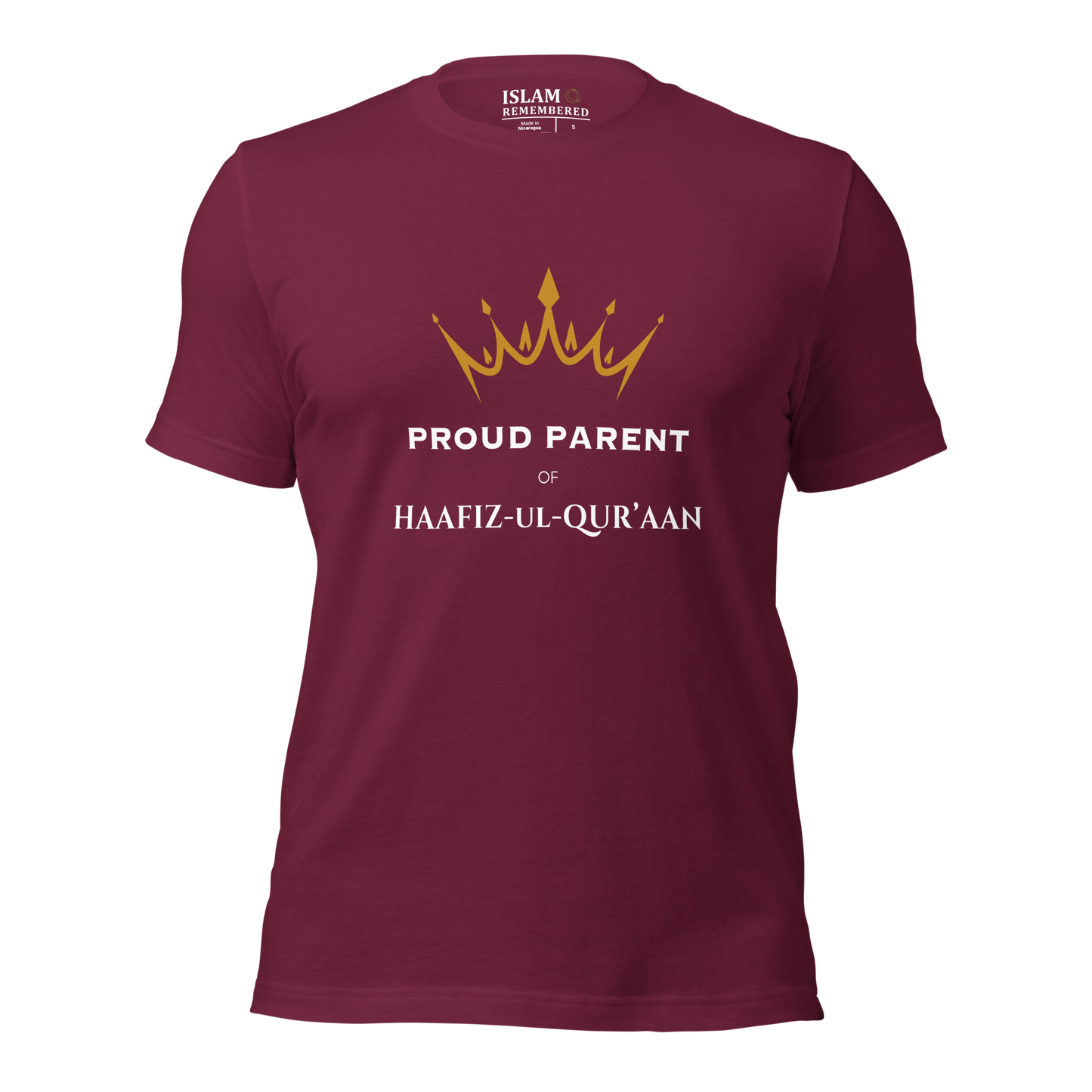 ADULT T-Shirt - PROUD PARENT OF HAAFIZ - White