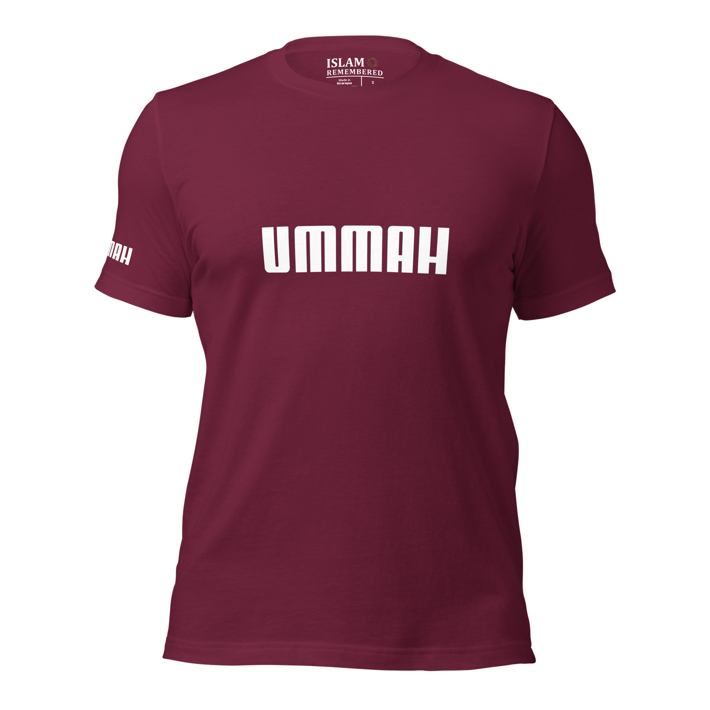 ADULT T-Shirt - UMMAH (w/ Arm Logo) - White