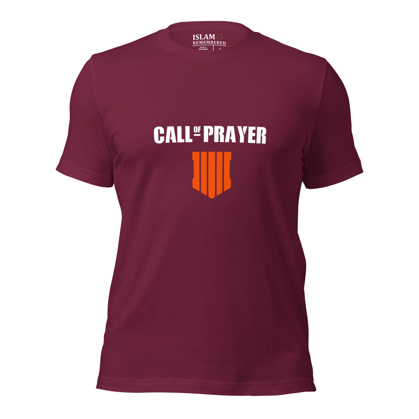 ADULT T-Shirt - CALL OF PRAYER - White/Orange