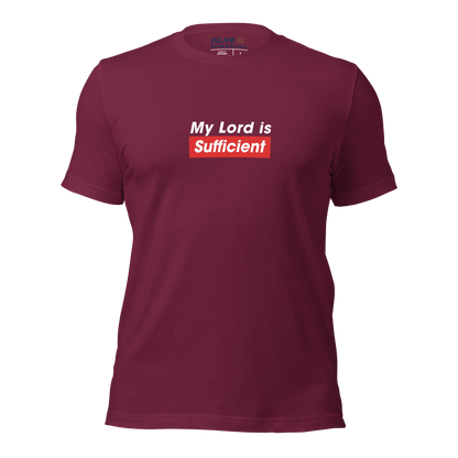 ADULT T-Shirt - MY LORD IS SUFFICIENT - White