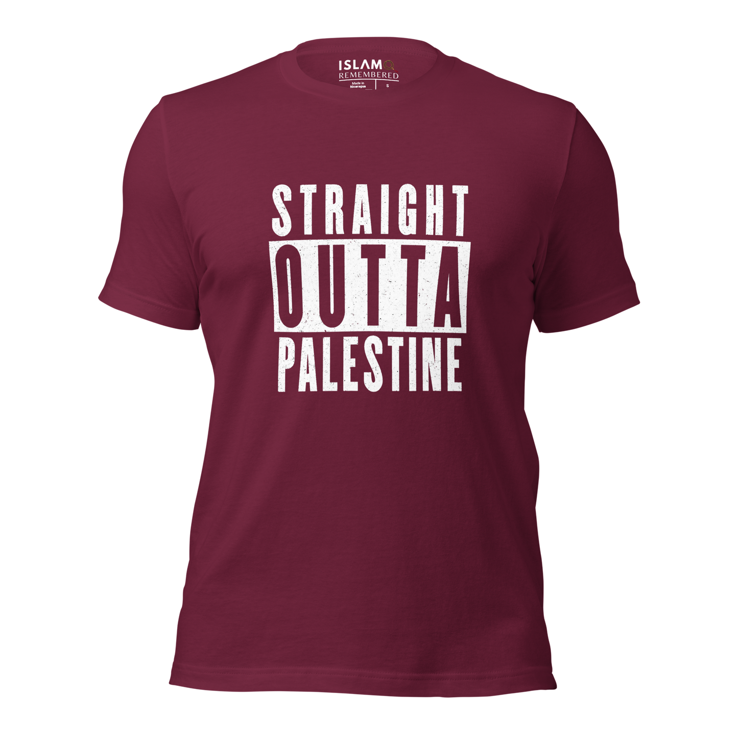 ADULT T-Shirt - STRAIGHT OUTTA PALESTINE