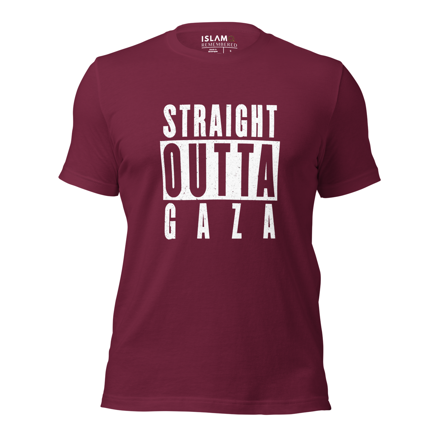 ADULT T-Shirt - STRAIGHT OUTTA GAZA