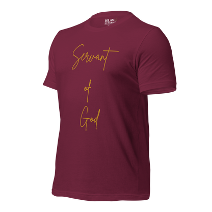 ADULT T-Shirt - SERVANT OF GOD (Signature Collection) - Gold