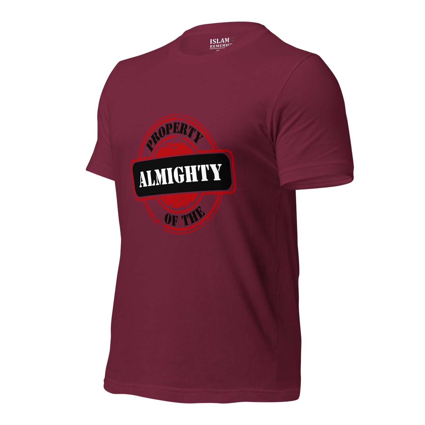 ADULT T-Shirt - PROPERTY OF THE ALMIGHTY - Black/White/Black