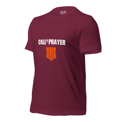 ADULT T-Shirt - CALL OF PRAYER - White/Orange