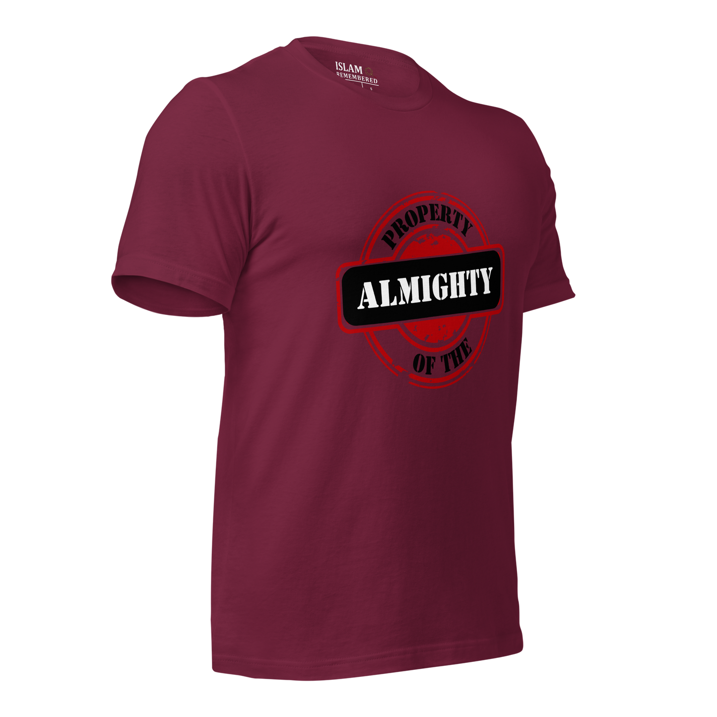 ADULT T-Shirt - PROPERTY OF THE ALMIGHTY - Black/White/Black