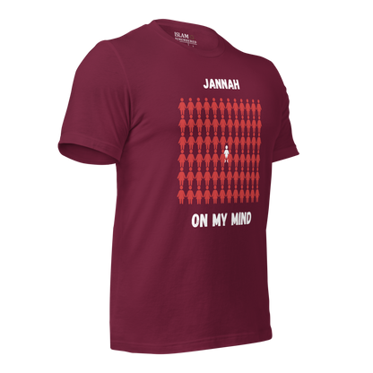 MEN's T-Shirt - JANNAH ON MY MIND - White