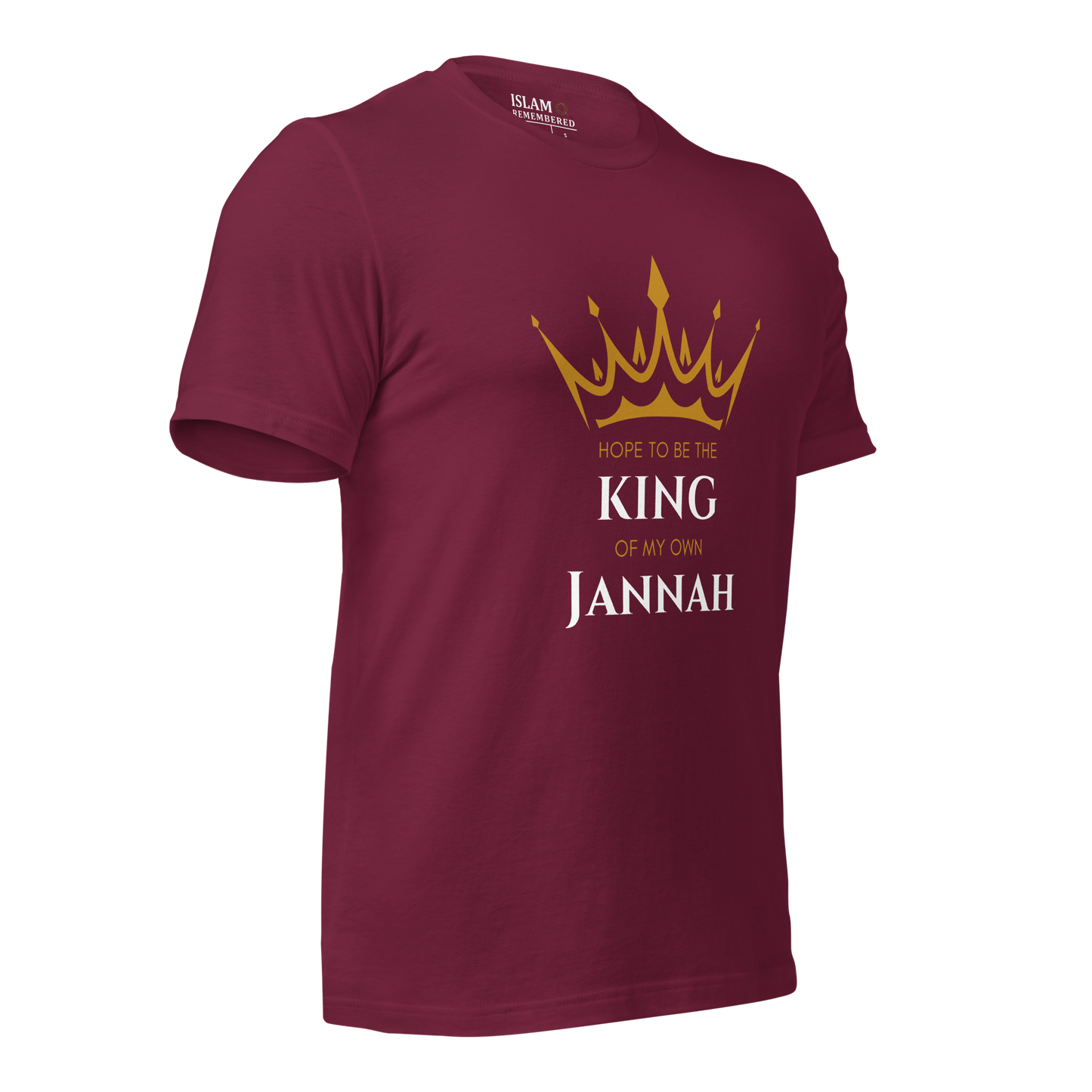 MEN's T-Shirt - KING OF MY OWN JANNAH - White