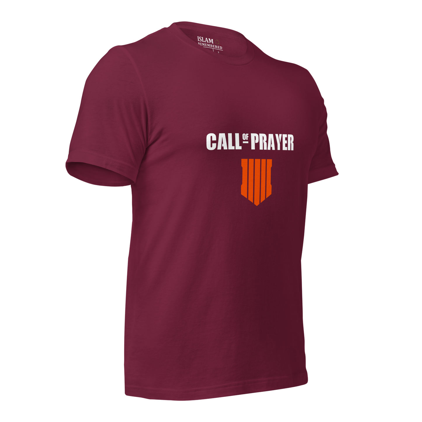 ADULT T-Shirt - CALL OF PRAYER - White/Orange