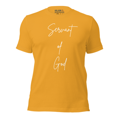 ADULT T-Shirt - SERVANT OF GOD (Signature Collection) - White