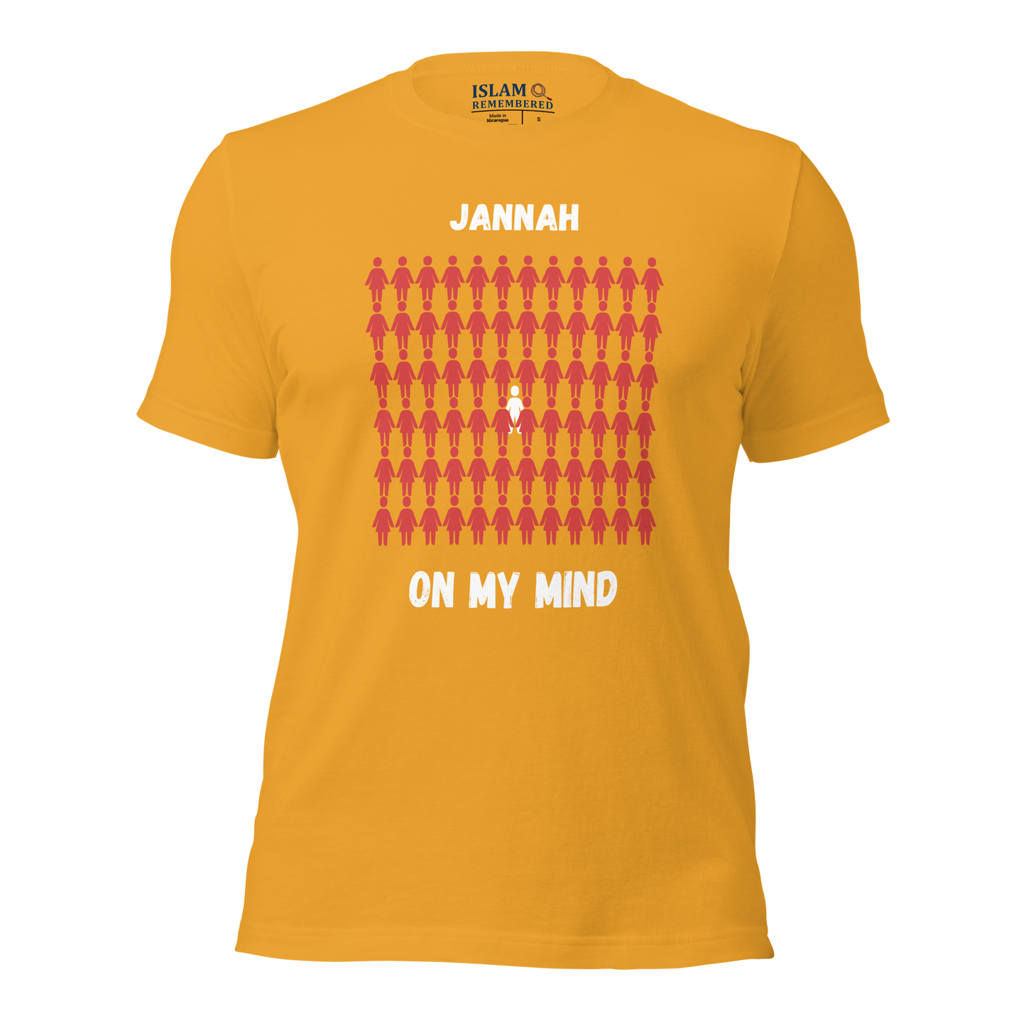 MEN's T-Shirt - JANNAH ON MY MIND - White