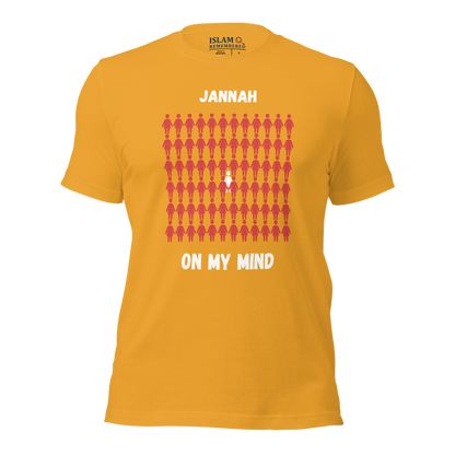 MEN's T-Shirt - JANNAH ON MY MIND - White