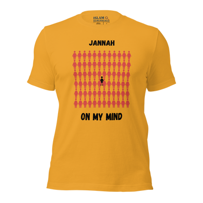 MEN's T-Shirt - JANNAH ON MY MIND - Black