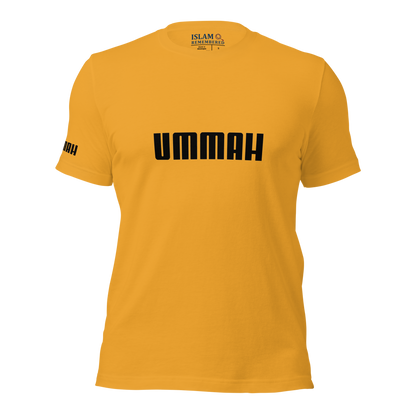 ADULT T-Shirt - UMMAH (w/ Arm Logo) - Black