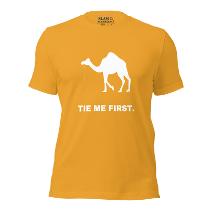 ADULT T-Shirt - TIE ME FIRST - White