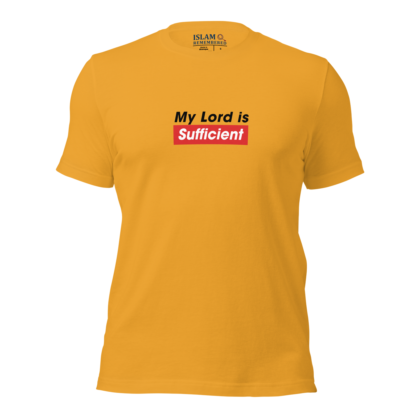 ADULT T-Shirt - MY LORD IS SUFFICIENT - Black