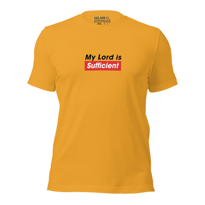 ADULT T-Shirt - MY LORD IS SUFFICIENT - Black