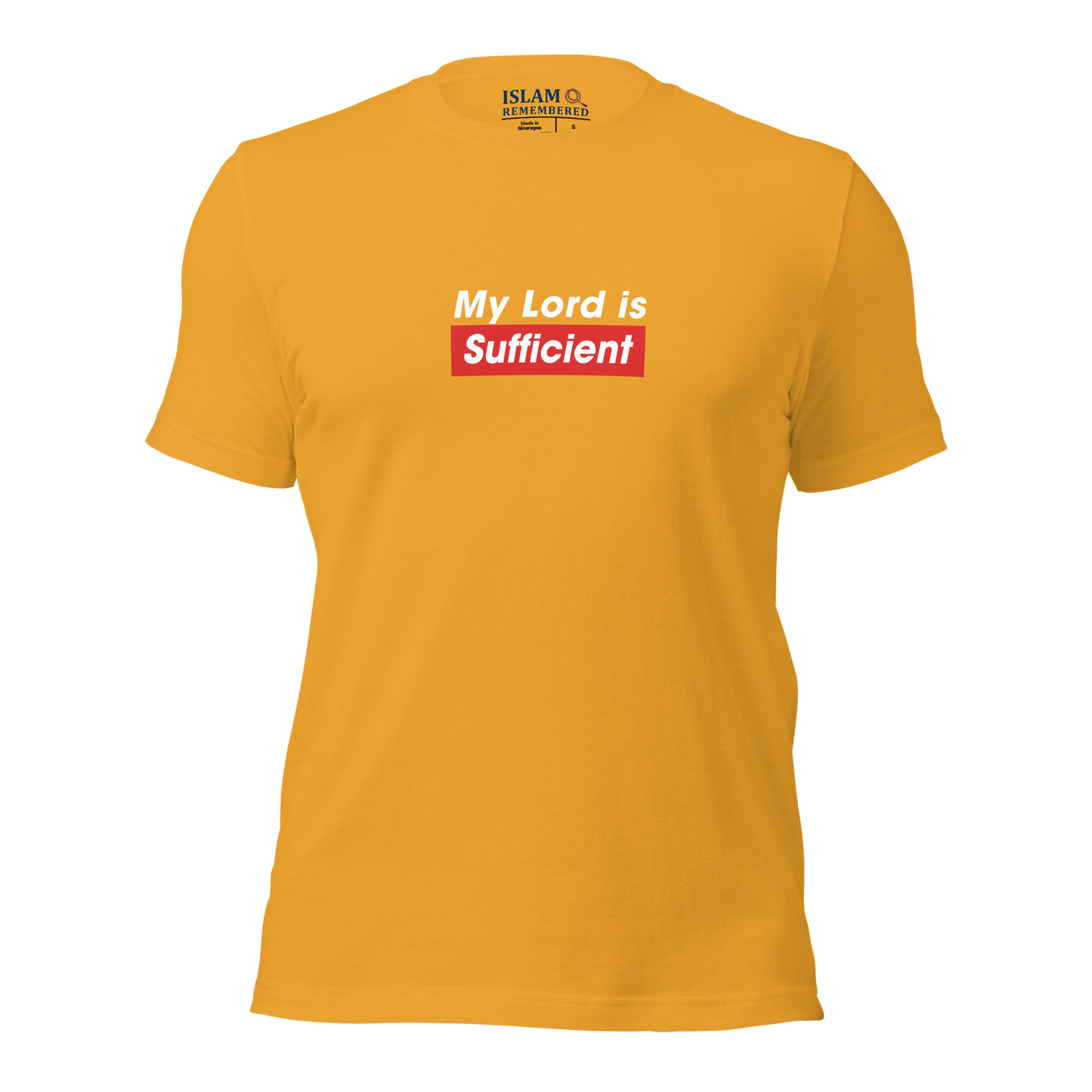 ADULT T-Shirt - MY LORD IS SUFFICIENT - White