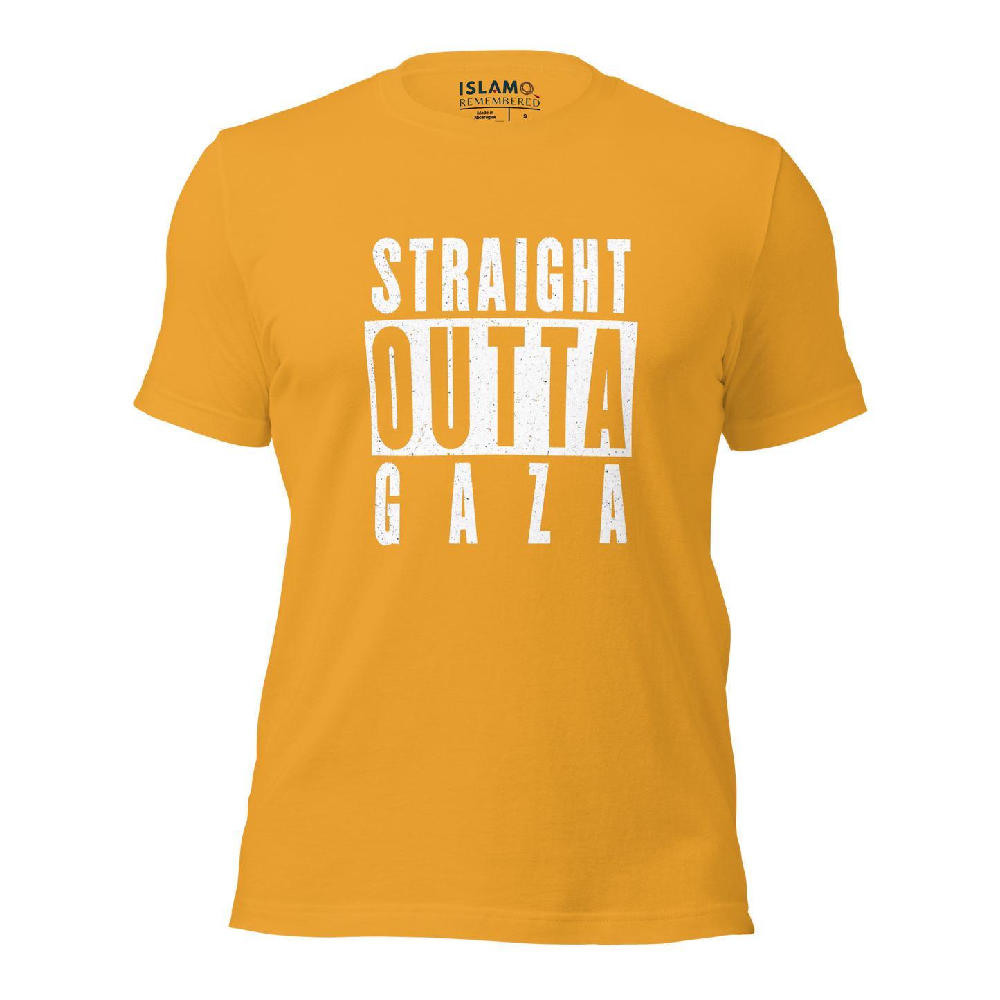 ADULT T-Shirt - STRAIGHT OUTTA GAZA