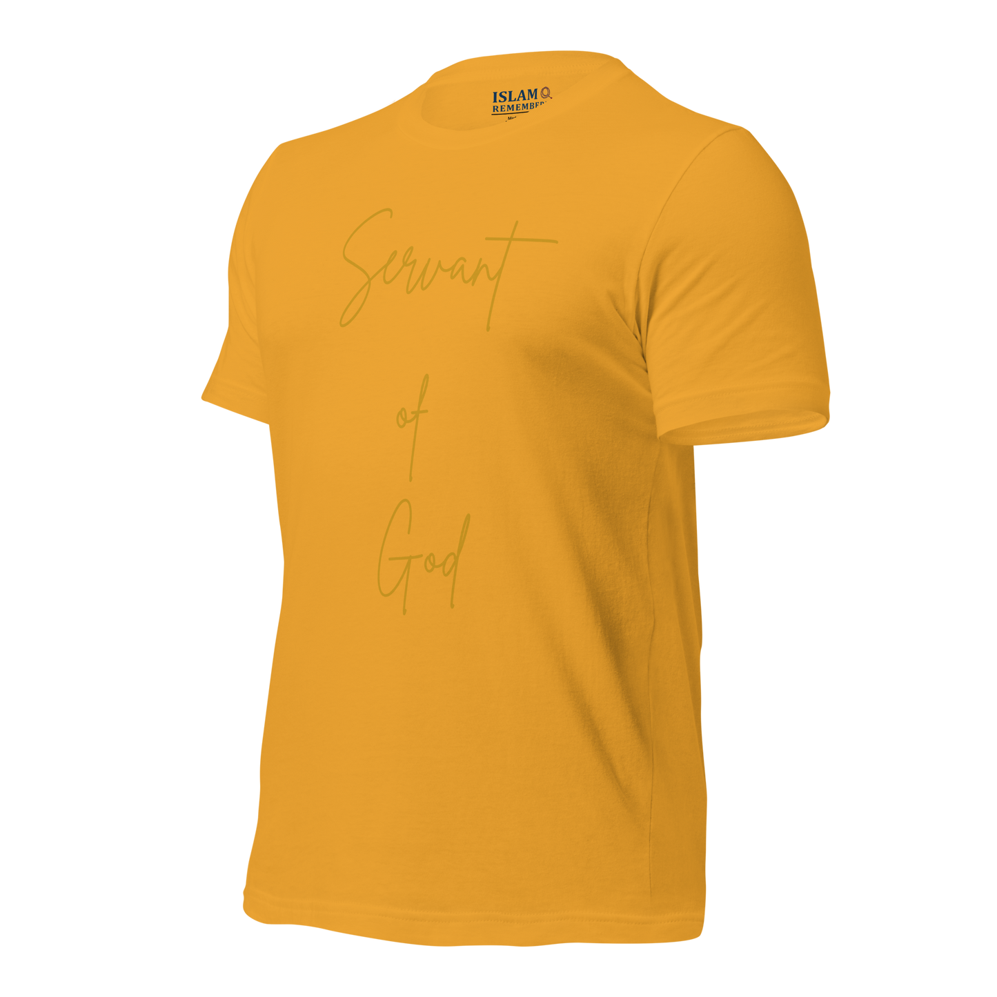 ADULT T-Shirt - SERVANT OF GOD (Signature Collection) - Gold