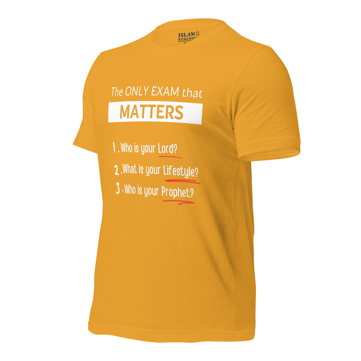 ADULT T-Shirt - ONLY EXAM MATTERS - White