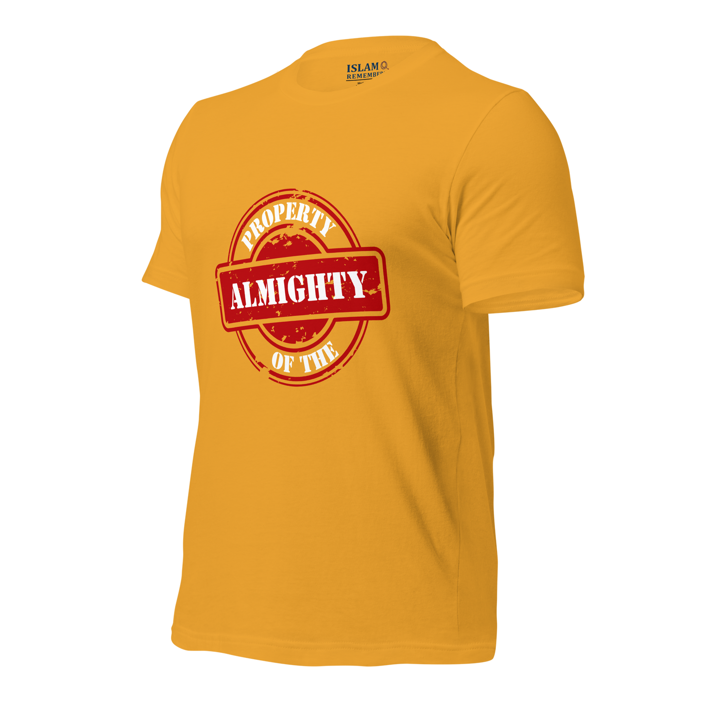 ADULT T-Shirt - PROPERTY OF THE ALMIGHTY - White/White/Red