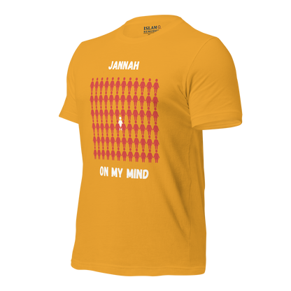 MEN's T-Shirt - JANNAH ON MY MIND - White