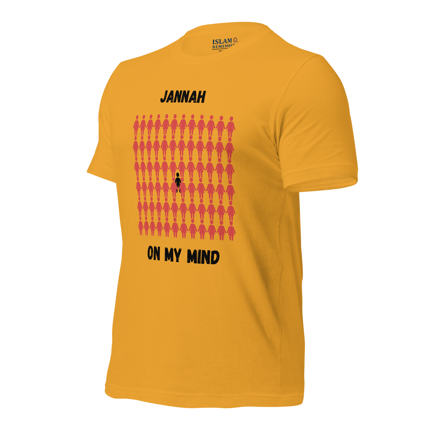 MEN's T-Shirt - JANNAH ON MY MIND - Black