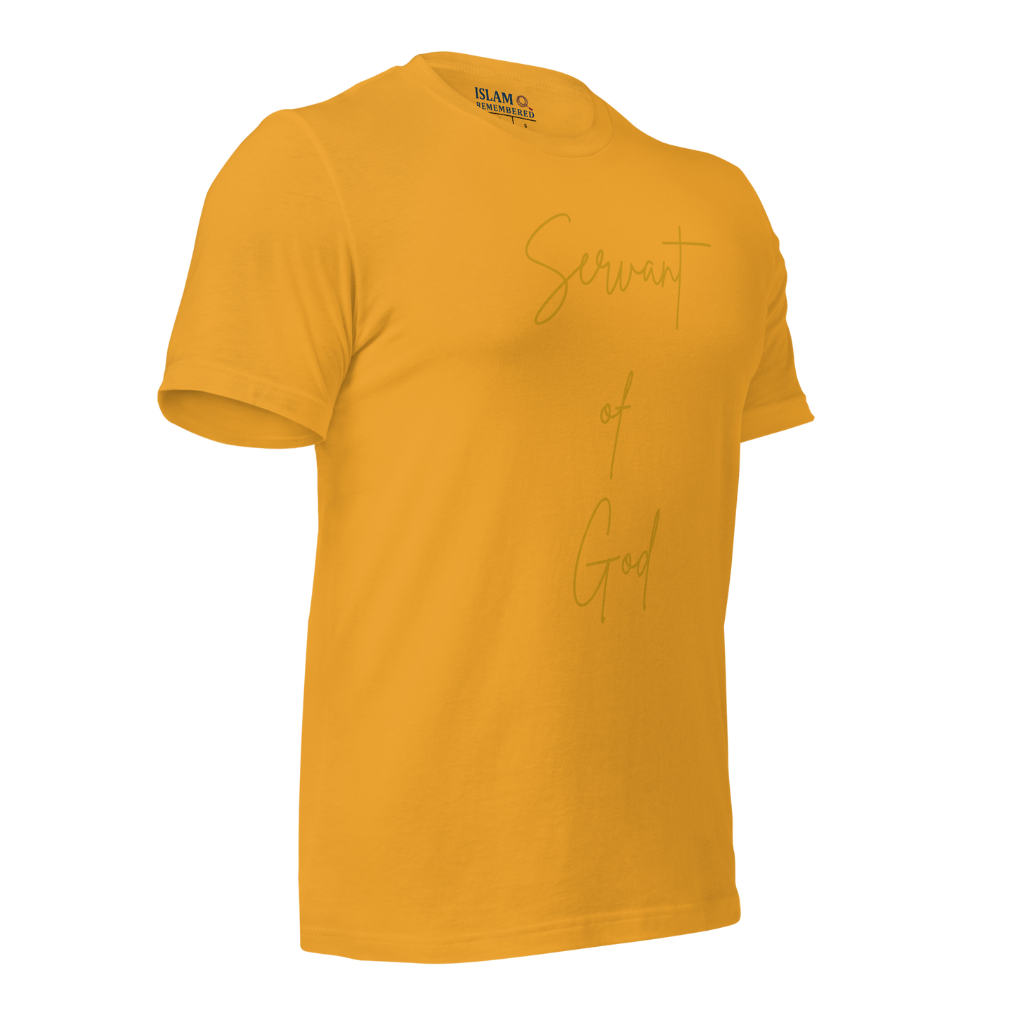 ADULT T-Shirt - SERVANT OF GOD (Signature Collection) - Gold