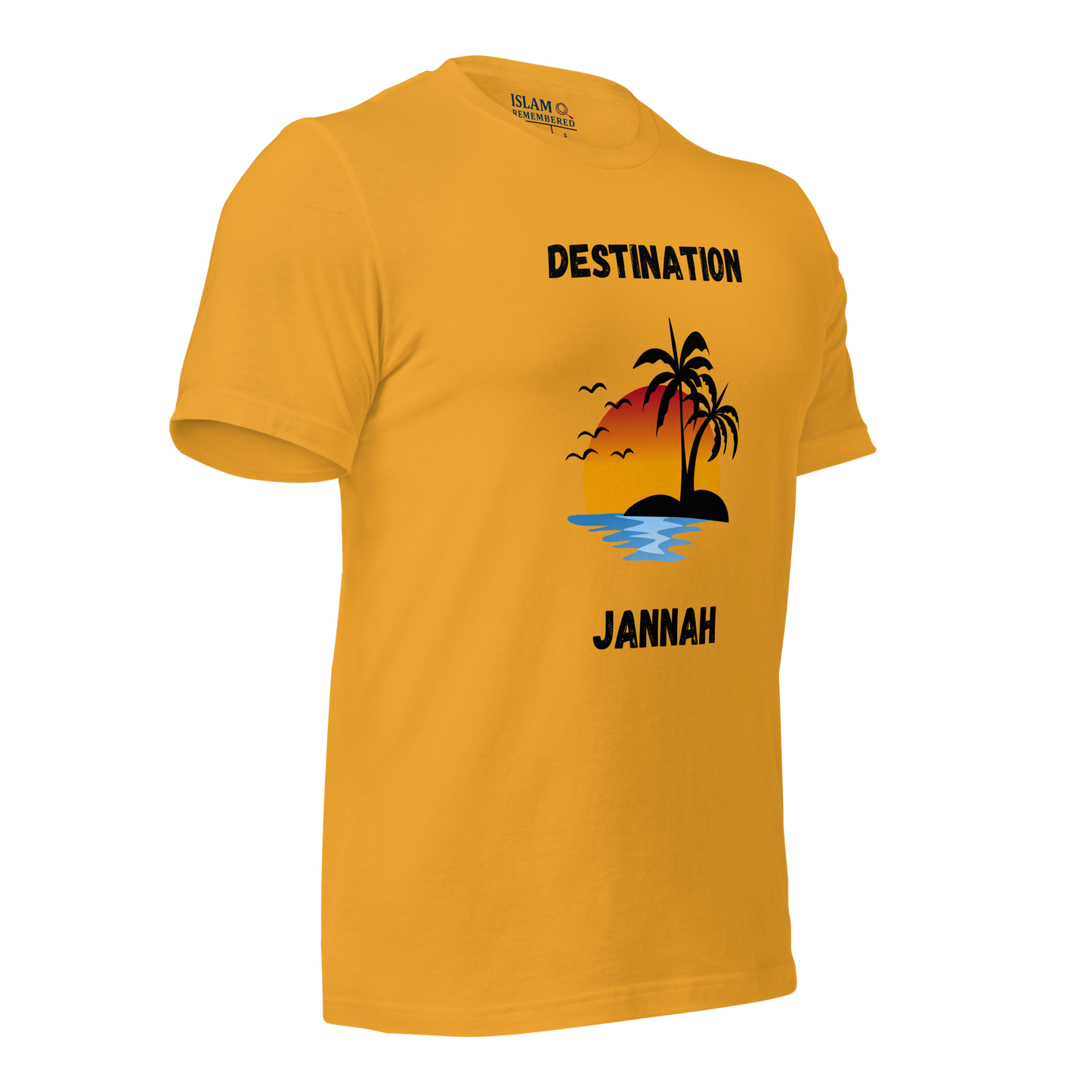 ADULT T-Shirt - DESTINATION JANNAH (Island Collection) - Black