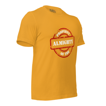 ADULT T-Shirt - PROPERTY OF THE ALMIGHTY - White