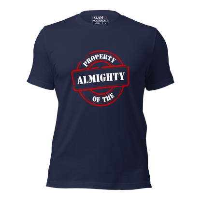 ADULT T-Shirt - PROPERTY OF THE ALMIGHTY - White