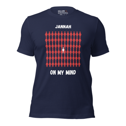 MEN's T-Shirt - JANNAH ON MY MIND - White