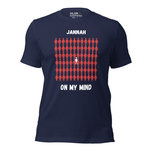 MEN's T-Shirt - JANNAH ON MY MIND - White