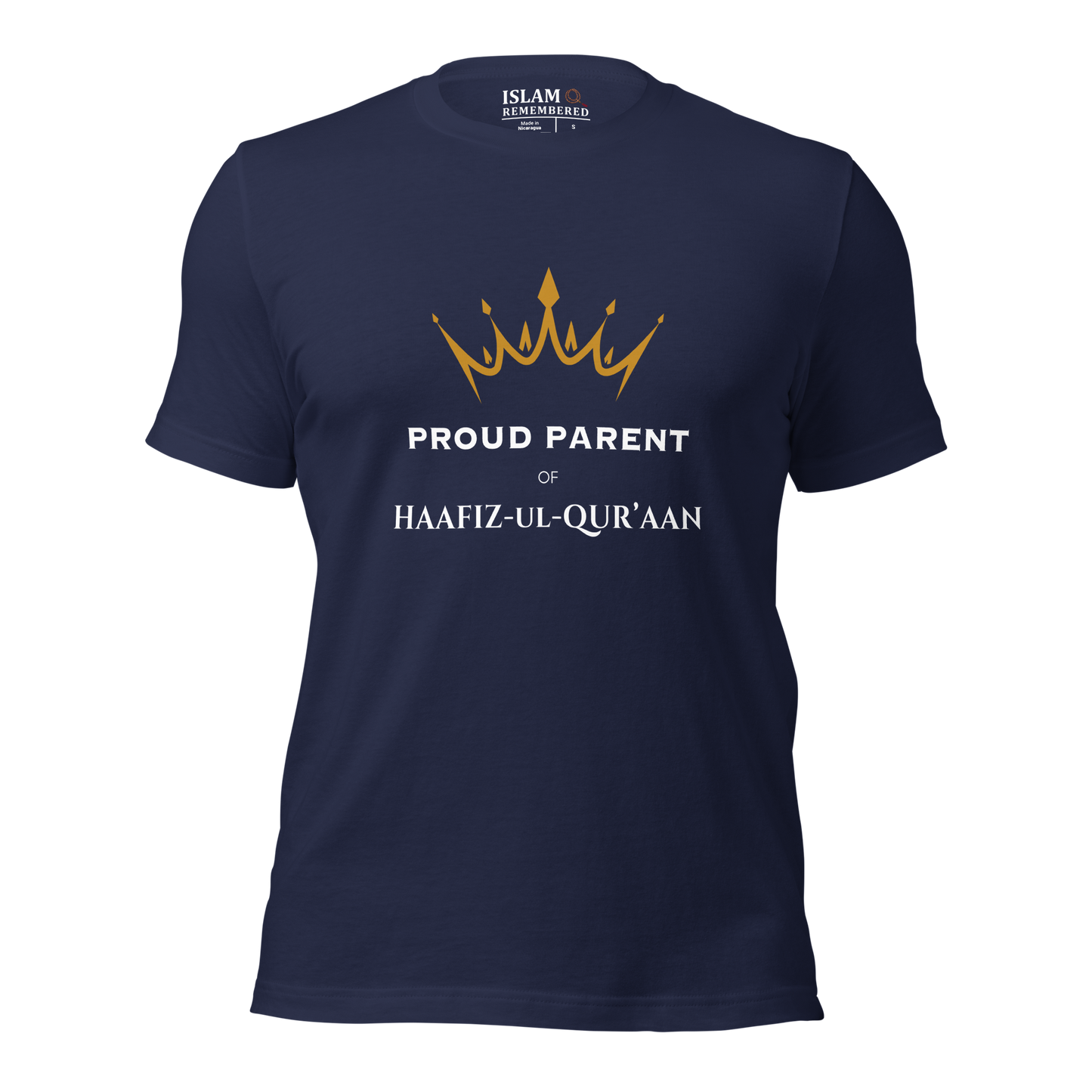 ADULT T-Shirt - PROUD PARENT OF HAAFIZ - White