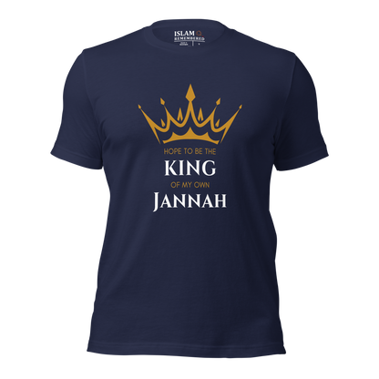 MEN's T-Shirt - KING OF MY OWN JANNAH - White