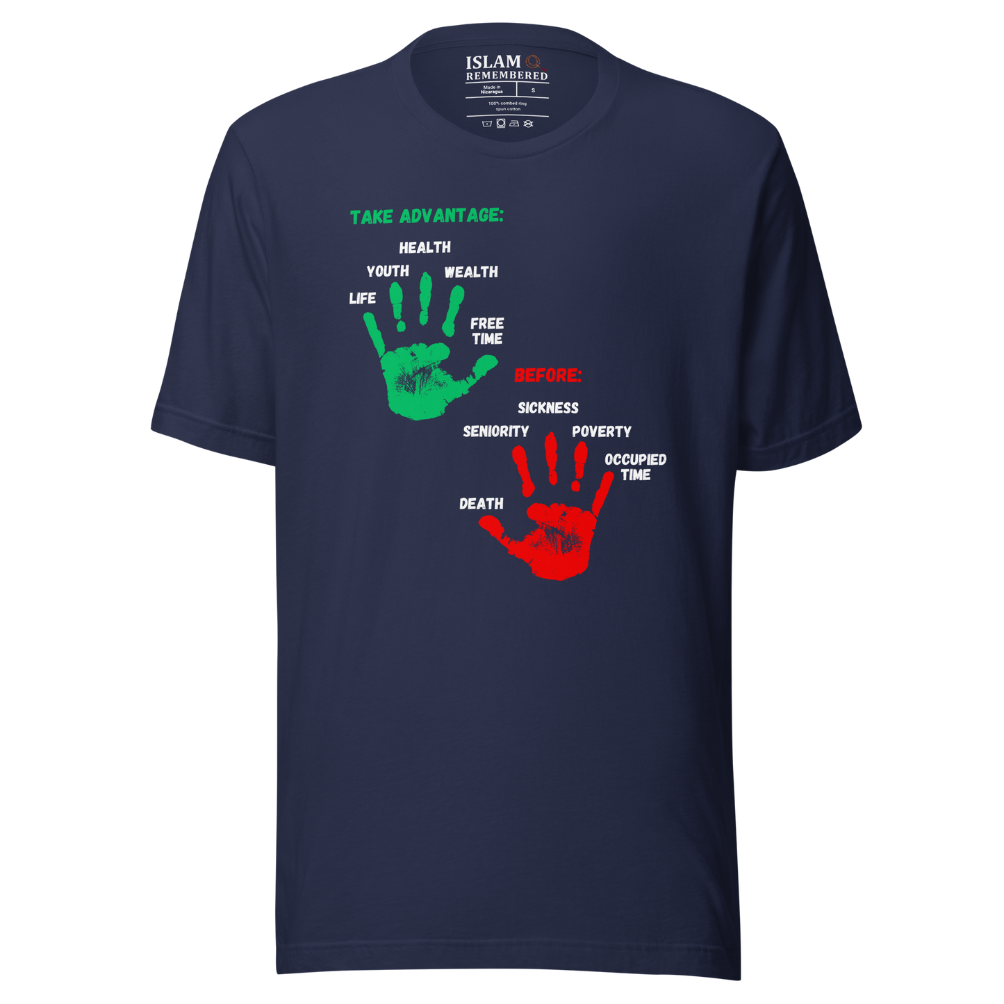 WOMEN's T-Shirt - ADVANTAGE BEFORE - Green/Red/White